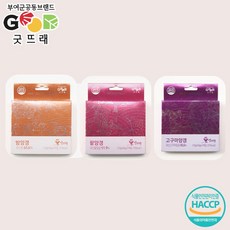 밤뜨래 첨가물은 줄이고 원물이 가득한 남녀노소 간식 양갱(팥/밤/고구마) 40g X 9개입 12개입, 120g, 3개, 고구마양