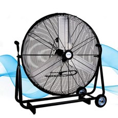 한스전자 대형선풍기 강철날개 시원한바람 공업용 선풍기, 76CM 모바일형 (30인치)