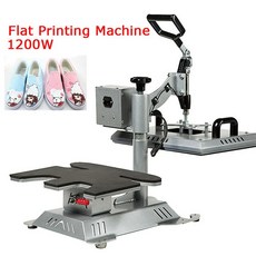 [해외] 플랫 인쇄 기계 마그네틱 다기능 열 인쇄 기계 1200 W 29*38 CM 양말 캔버스 신발 로고스탬핑 기계, 상세내용표시