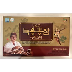 김오곤 녹용홍삼 농축스틱 10ml x 30포 쇼핑백 포함, 1개, 300ml