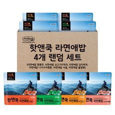 이지밥 핫앤쿡라면애밥 짬뽕110g+김치찌개110g+쇠고기미역국110g+나가사끼 100g, 430g, 1세트