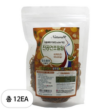 내츄럴한 진공 건조 밀웜 리필, 50g, 12개