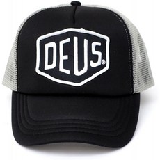 DEUS EX MACHINA 데우스 엑스 마키나 BAYLANDS TRUCKER 메쉬 캡 DMS07875 캡 모자 [BLACK - GRAY]
