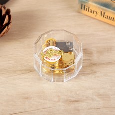 하울의움직이는성오르골 오르골악보 서달미오르골 인생의회전목마오르골 오르골제작 오르골자장가 투명미니, Polybox (천공의성)