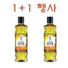 [GM마켓] 1+1행사 청정원 요리유 식용유 500ml 2개, 요리유500ml X 총2개