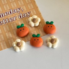 센트츄 한라봉+아이보리꽃 냉장고자석 6EA