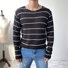 남자여름긴팔니트