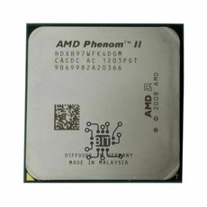 amd 인텔 cpu AMD Phenom II X4 B97 CPU HDXB97WFK4DGM + 938 3.2G 95W 6M, 한개옵션0
