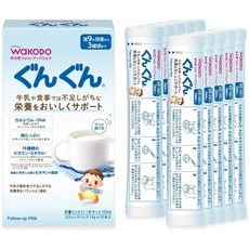 예상수령일 2-6일 이내 와코도 후속 우유 쭉쭉 스틱 팩 14g × 10 개 분유 [만 9 개월 무렵부터 3 세경] 베