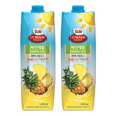 돌 스위티오 파인애플 쥬스 1000ml 2개세트, 1L, 2개