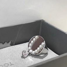 팬던트진주반지