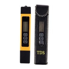 Liyun 3 인 1 TDS 수질 측정기 0 9999 Ppm 수경법 EC 식수 디지털 테스터 Ppm 미터 f SL1772, 하나, 노란색 & 블랙, 1개