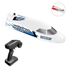 Flytec V008 30KM/h 2.4GHz 고속 RC 레이싱 보트 장난감, 배터리 1개