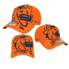 오렌지 F1 레이싱 팀 라이온 드라이버 캡 맥스 베르스타펜 모자 포뮬러 1 썬 햇 오토바이 스냅백 야구