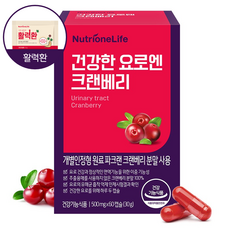 뉴트리원크랜베리 뉴트리원 요로건강 크랜베리 식약처인정 미국산특허원료 프로안토시아니딘 파크랜 크랜베리 활력환 기획세트 60정 1개