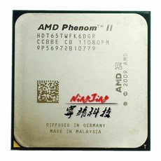AMD Phenom II X6 1065T 2.9G 95W 코어 스레드 CPU 프로세서 HDT65TWFK6DGR 소켓, 한개옵션0