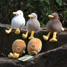 희까닥 키위새 반전 가방고리 인형, 1개, 화이트, 15cm