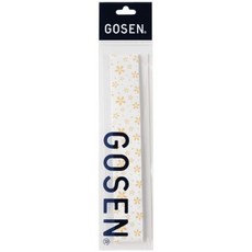 고센 (GOSEN) 오버 그립 수화 무늬 "꽃"화이트 × 골드 B815WHG