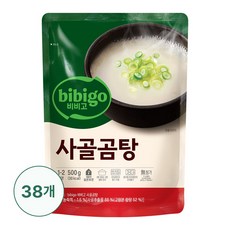  비비고 사골곰탕, 500g, 38개 