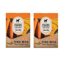  벅스펫 인섹트 베지츄 100g*2PCS, 당근_단호박, 10세트 