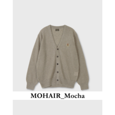 헤리티지플로스가디건 CREST MOHAIR CARDIGAN