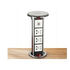 리프팅 무선 충전 USB 충전 탑 팝업 숨겨진 전화 소켓 홈 주방 사무실 전원 솔루션, 12.Customized - black