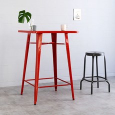 래큐동킴(클리어런스) 마켓비 700 빈티지바테이블 SM-B1101-70 레드 사이드테이블 거실테이블 예쁜테이블 다용도테이블 인테리어테이블elfkdltm-+, 채룩!!