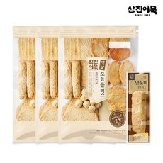 삼진어묵 [삼진어묵] 옛날모듬플러스 x 3개 + 명품바 더블치즈, 1kg