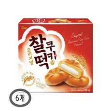 청우 찰떡쿠키 오리지날 10P, 215g, 6개