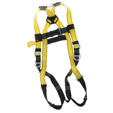 Royalways 암벽 등반 안전 하네스 조정 가능한 폴리 에스테르 Arborist 가이드 하네스 야외 스포츠 Rappelling 안전 수호자, 폴리 에스터, 옐로우