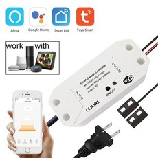Tuya 스마트 와이파이 차고 문 오프너 컨트롤러 DIY 음성 제어 원격 라이프 알렉사 구글 홈으로 작동