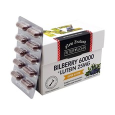 피터앤존 빌베리 60000mg 플러스 루테인 60정, 1개