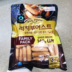 청정원 리치부어스트 770g 보냉포장무료, 아이스팩+보냉백