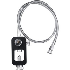 DIN 밸브 스쿠버 어댑터 4500Psi 고압 PCP 스쿠버 다이빙 탱크 채우기 채찍|풀 & 액세서리|, 1개, Black