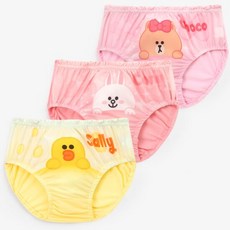 (백화점 정품) [레노마 이너웨어]라인프렌즈 여아 폴리 삼각3매 FD30W51095 980320