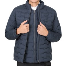 [이지바이] 남성 겨울 베스트원 프리미엄 웰론 경량 패딩 자켓