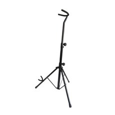 GHSHOP 금관악기용 접이식 프로페셔널 내마모성 색소폰 홀더 랙, 28x25cm, 철, 검은색, 1개