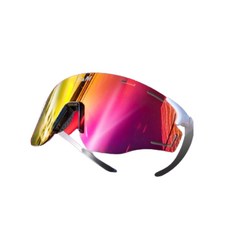 VUELO 라이딩고글 변색 선글라스 낚시편광 등산 자전거 고글 경량 골프, 레드
