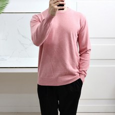 초코클래식 남성 얇은 캐시미어니트