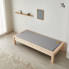 (프레임만)여명흙침대 더편백 황토볼 06쇼파 카우치 원목평상 편백나무침대, 나무색