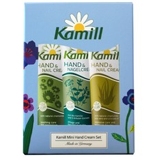 Kamill 卡蜜兒 迷你護手霜3件組, 含洋甘菊和甘油, 敏感肌膚適用, 經典/草本/密集型, 1組
