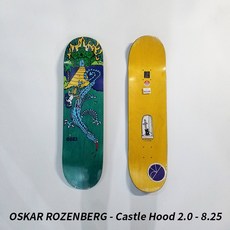 스케이트보드 권리 대리 현물 Polar Skate Co.수입 더블날개 복고 보드판, T28-다크그레이 Castle Hood8.25