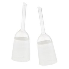 STK 2 유리 부 흐너 깔때기 W/소결 디스크 필터 실험실 진공 여과 60ml G1, 클리어