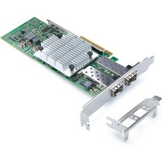 Intel X520 DA2와 동등한 10Gb 이더넷 네트워크 인터페이스 카드 NIC 82599 포함 ES 컨트롤러 10G SFP플러스 PCI E Express X8 듀얼 포트, Broadcom 57810S/ 2x SFP+