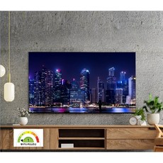 에스포 YT650UHD-H01 제로베젤 4K UHD LED TV 165cm(65인치) 2023년형 에너지효율1등급, 벽걸이 설치, 수도권(서울인천 경기)