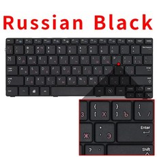 키보드공방 미국 영어 러시아어 노트북 키보드 삼성 148 N143 158 N20 102 N, 없음, 없음, 4.RU Black
