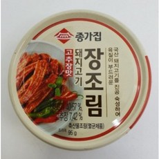 종가집 돼지고기 장조림 고추장맛, 95g, 4개