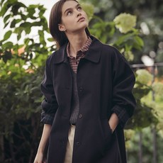 틸아이다이 예약배송 Check detail trench coat_Navy