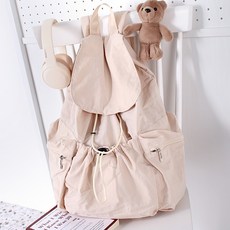 여성 바스락 경량 여행용 나일론 데일리 가벼운 천가방 큰사이즈 여행 수납 가방 공용 캠핑 젤러백팩