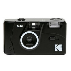 일회용카메라 일회용필름카메라 코닥 적합 35mm 레트로 수동 비 기계 플래시 기능 반복성, M38 Black, 1개
